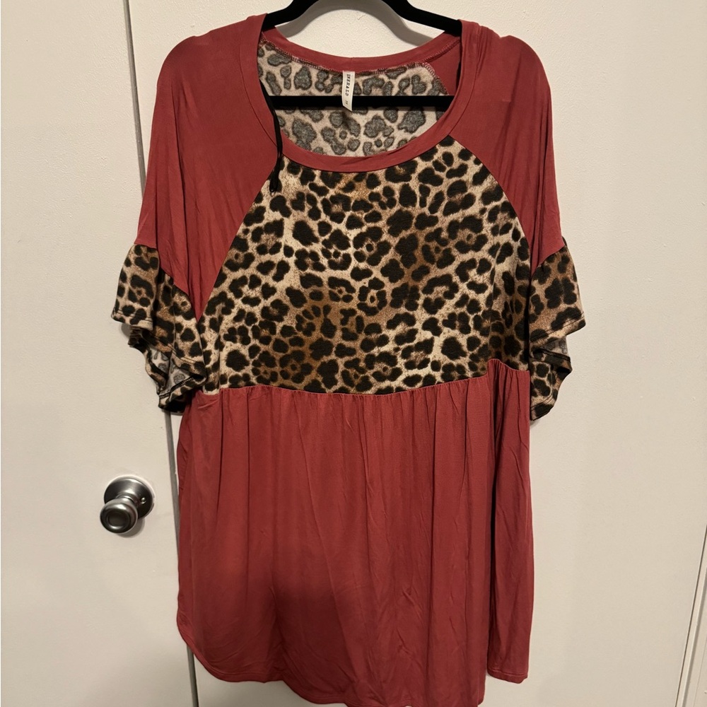 Women’s blouse 3x. Mauve color